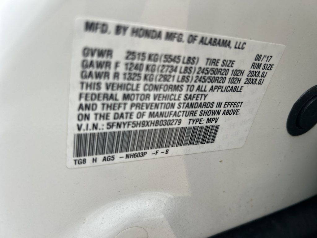 Used 2017 Honda Pilot Touring image 5