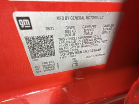 Used 2021 Chevrolet Silverado 1500 Custom image 36