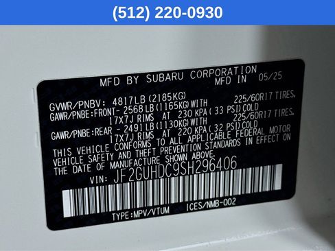 Used 2025 Subaru Crosstrek 2.0i Premium image 39