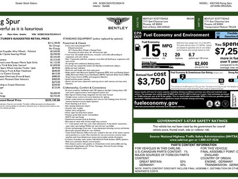 Used 2014 Bentley Flying Spur W12 AWD/4WD image 6
