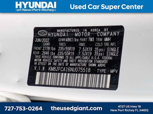 Certified 2022 Hyundai Tucson SEL w/ Cargo Package AWD/4WD image 43