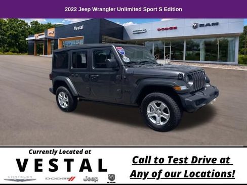 Used 2022 Jeep Wrangler Unlimited Sport AWD/4WD image 1