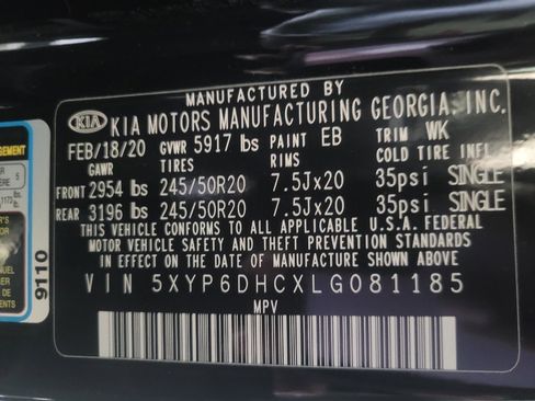 Used 2020 Kia Telluride S AWD/4WD image 33