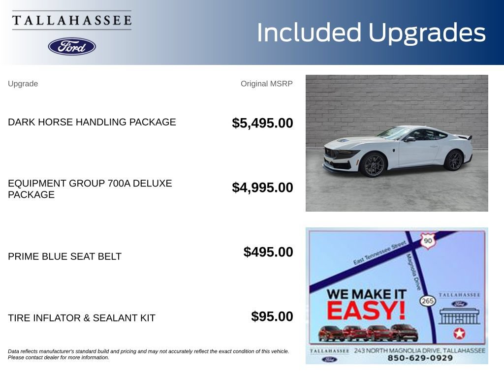 New 2026 Ford Mustang Dark Horse w/ Dark Horse Handlin Package RWD image 3