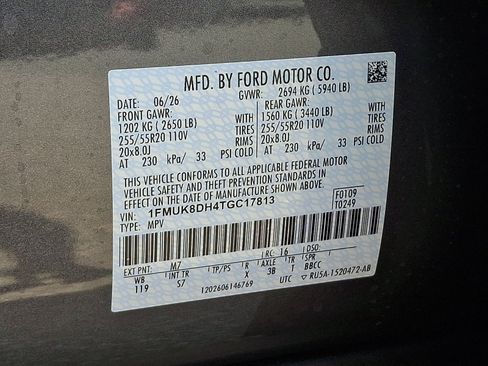 New 2026 Ford Explorer Active w/ Active Comfort Package AWD/4WD image 16