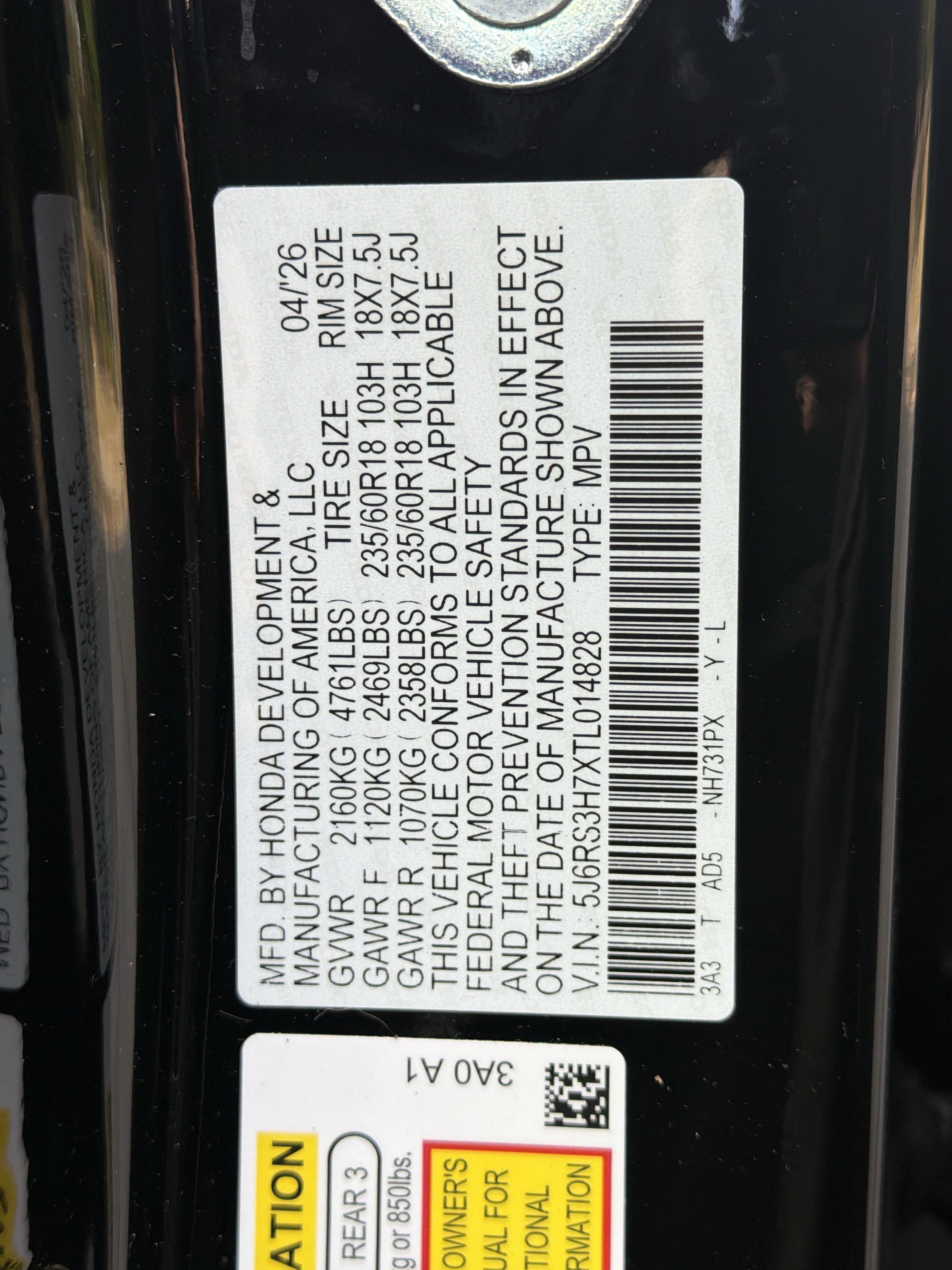 Certified 2026 Honda CR-V EX-L image 36