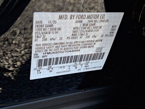 New 2026 Ford Explorer Active image 16