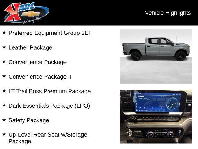 Used 2024 Chevrolet Silverado 1500 LT Trail Boss w/ LT Trail Boss Premium Package AWD/4WD image 2