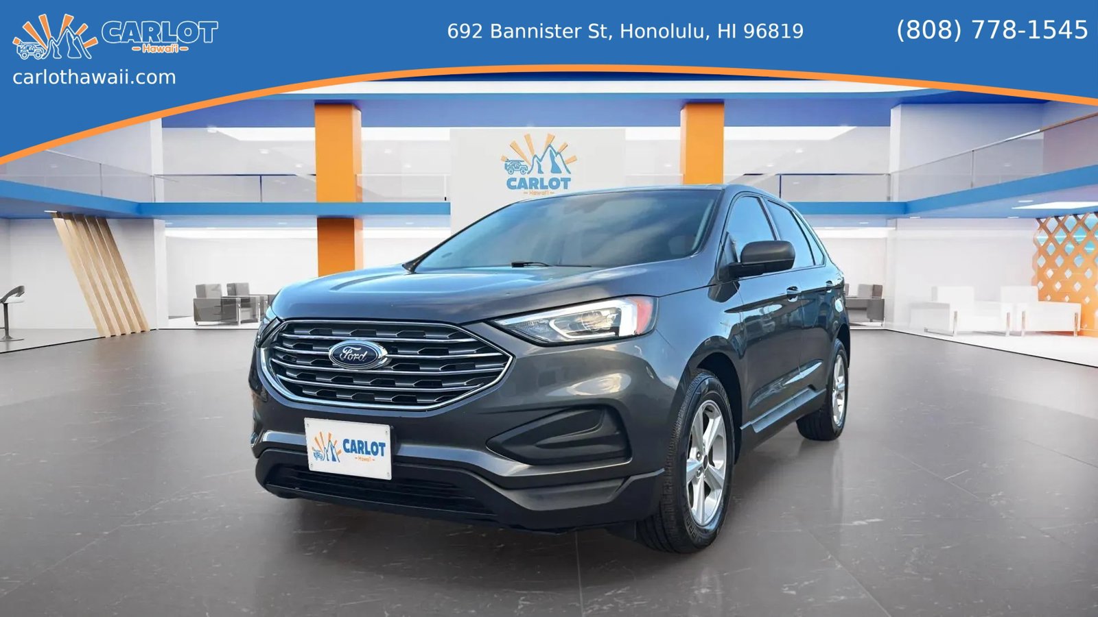 Used 2021 Ford Edge Titanium w/ Cargo Accessory Package FWD image 3