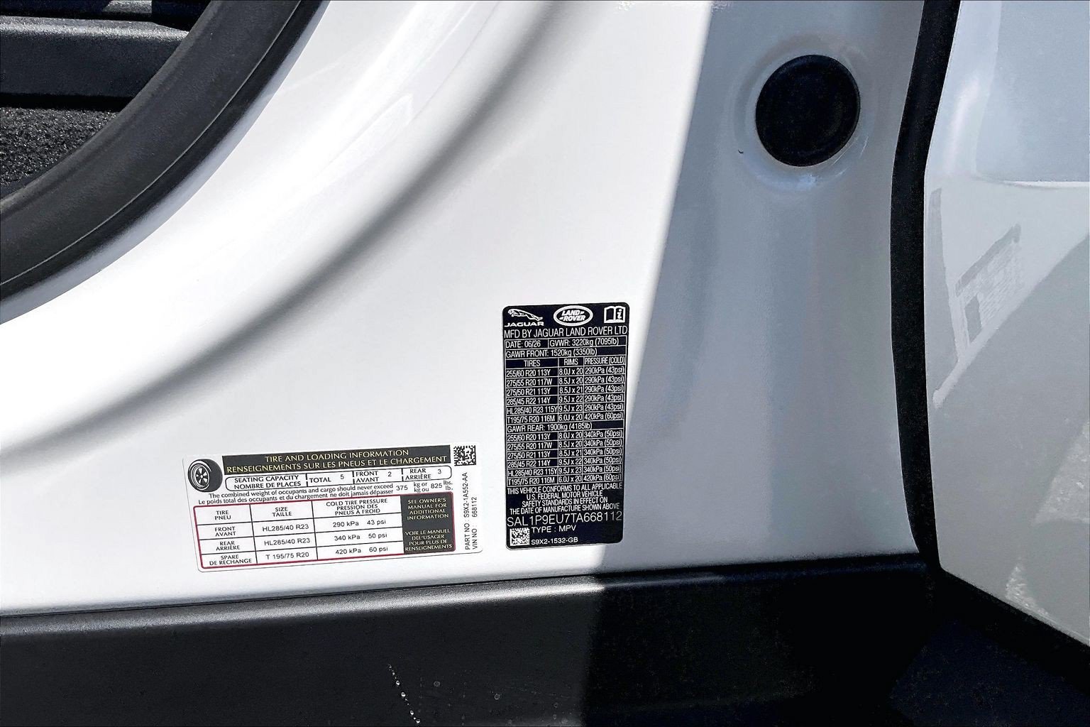 New 2026 Land Rover Range Rover Sport SE AWD/4WD image 15