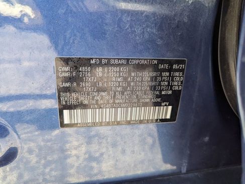 Used 2021 Subaru Outback Premium w/ Popular Package #1 image 30