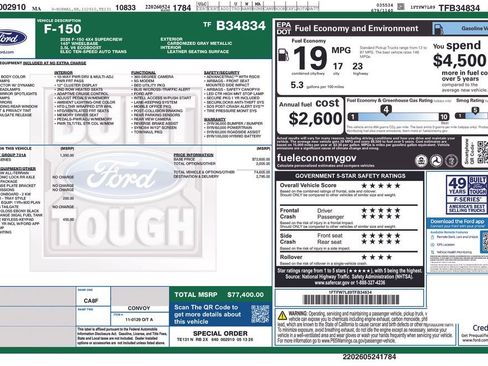New 2026 Ford F150 Platinum AWD/4WD image 1