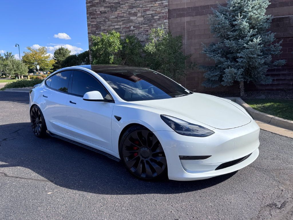 Used 2022 Tesla Model 3 Performance AWD/4WD image 2
