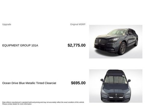 Used 2022 Lincoln Corsair FWD w/ Equipment Group 101A image 3