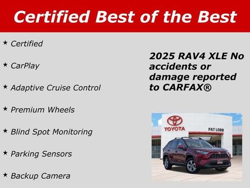 Certified 2025 Toyota RAV4 XLE w/ Convenience Package FWD image 39