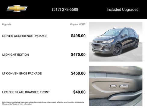 Certified 2022 Chevrolet Trax LT w/ Driver Confidence Package image 15
