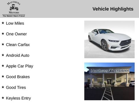 Used 2024 Ford Mustang Coupe RWD image 10