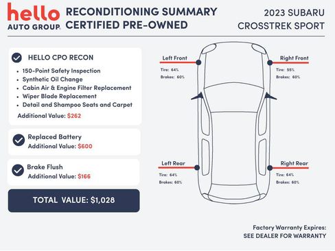 Certified 2023 Subaru Crosstrek 2.5i Sport AWD/4WD image 3