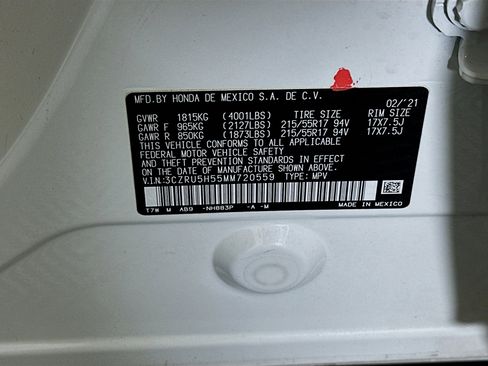 Used 2021 Honda HR-V EX image 12