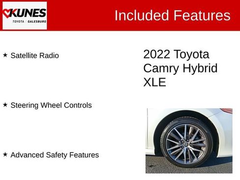 Used 2022 Toyota Camry XLE w/ Cold Weather Package image 3