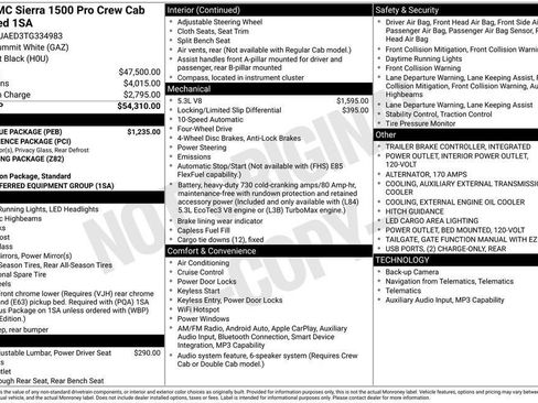New 2026 GMC Sierra 1500 Pro w/ Pro Value Package AWD/4WD image 26