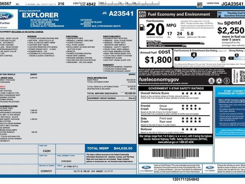 Used 2018 Ford Explorer XLT w/ Equipment Group 202A image 5