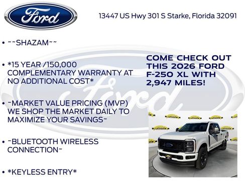 New 2026 Ford F250 XL w/ STX Appearance Package AWD/4WD image 5