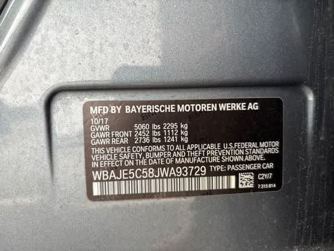 Used 2018 BMW 540i RWD image 23