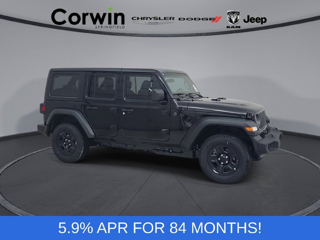 New 2026 Jeep Wrangler Unlimited Sport AWD/4WD 360° Tour