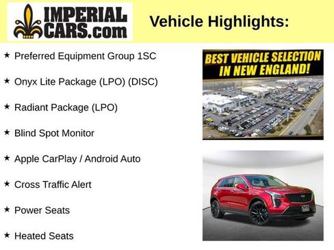 Used 2023 Cadillac XT4 Luxury w/ LPO, Onyx Lite Package AWD/4WD image 8