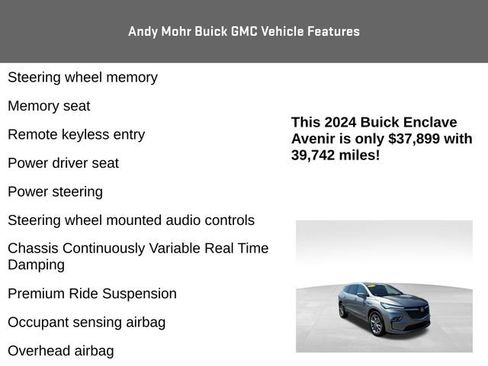 Used 2024 Buick Enclave Avenir w/ Avenir Technology Package image 16