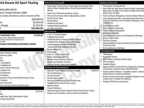 Certified 2024 Buick Encore GX Sport Touring w/ Comfort Package AWD/4WD image 6