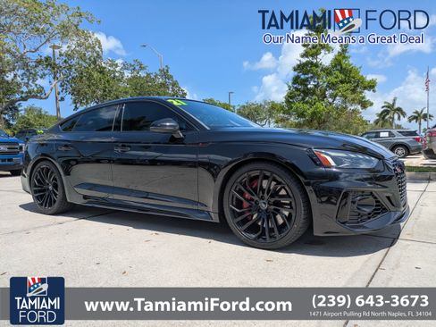 Used 2021 Audi RS 5 Sportback w/ Black Optic Launch Edition AWD/4WD image 1