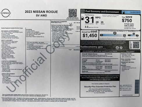 Used 2023 Nissan Rogue SV w/ SV Premium B Package AWD/4WD image 28