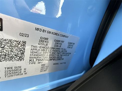 Certified 2023 Chevrolet TrailBlazer RS w/ Sun and Liftgate Package image 34