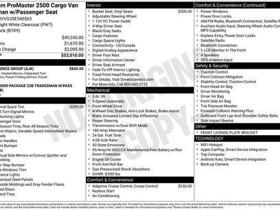 Used 2025 RAM ProMaster 2500 w/ Convenience Group