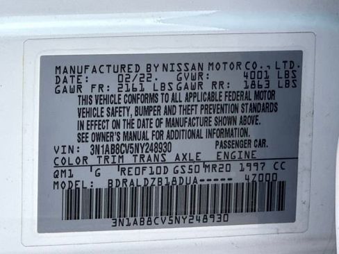 Used 2022 Nissan Sentra SV image 31