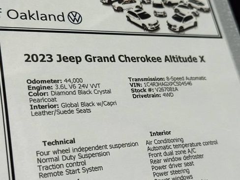 Used 2023 Jeep Grand Cherokee Altitude AWD/4WD image 37