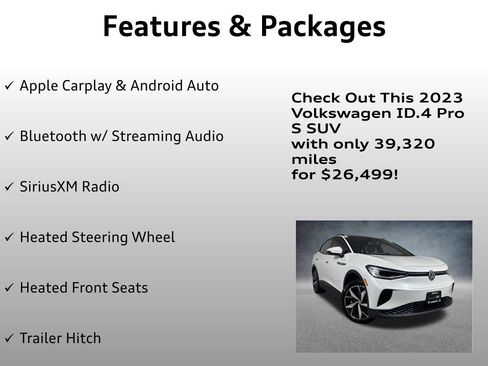 Used 2023 Volkswagen ID.4 Pro S AWD/4WD image 8