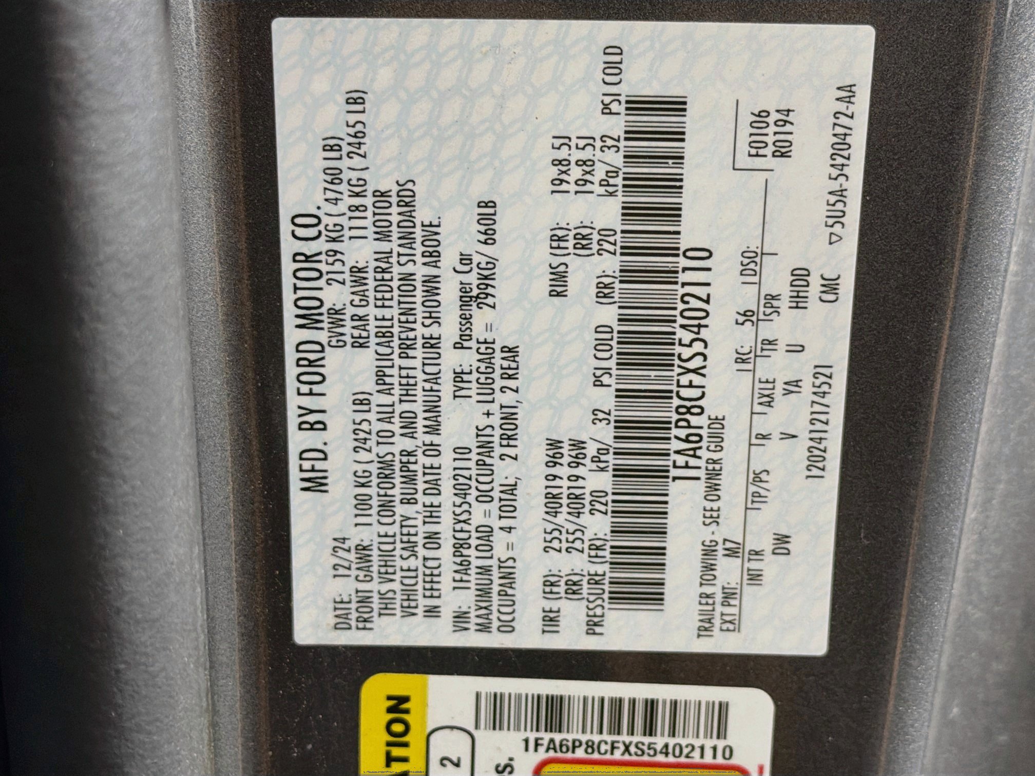 Used 2025 Ford Mustang GT RWD image 12