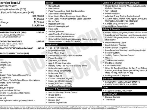 Used 2024 Chevrolet Trax LT w/ Driver Confidence Package image 13