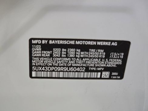 Certified 2024 BMW X3 sDrive30i w/ Convenience Package RWD image 34
