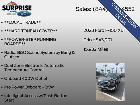 Used 2023 Ford F150 XLT w/ Equipment Group 302A High AWD/4WD image 21
