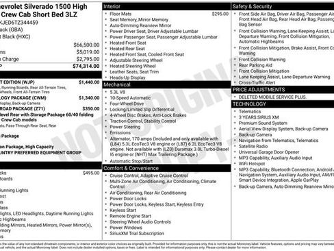 New 2026 Chevrolet Silverado 1500 High Country w/ Midnight Edition AWD/4WD image 4