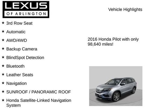 Used 2016 Honda Pilot Touring image 7