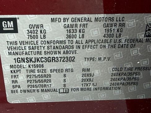Used 2016 Chevrolet Suburban LTZ AWD/4WD image 30