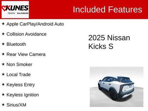 Used 2025 Nissan Kicks S AWD/4WD image 2