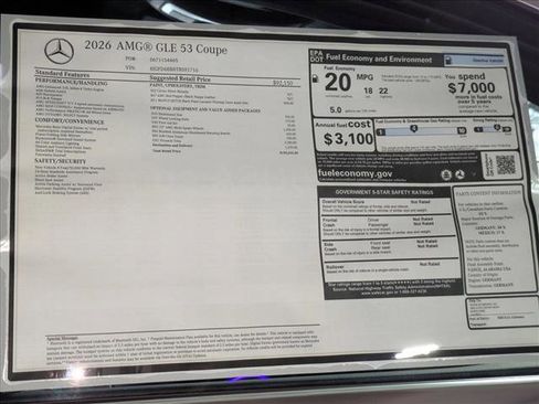 New 2026 Mercedes-Benz GLE 53 AMG 4MATIC Coupe image 19