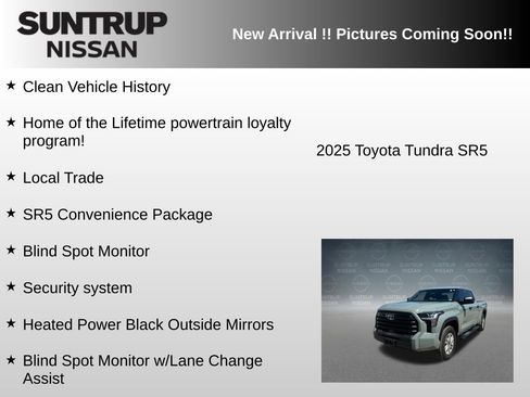 Used 2025 Toyota Tundra SR5 w/ SR5 Convenience Package AWD/4WD image 5