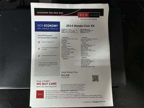 Used 2014 Honda Civic EX image 13